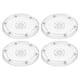 thumbnail image 1 of Uxcell 4 Pack Acrylic Lazy Susan Turntable, 5 Inch Clear Turntable Organizer Ball Bearing 360 Degree Rotating Tray for Spice Rack Table Cake Kitchen Pantry Decorating Bathrooms, 1 of 7