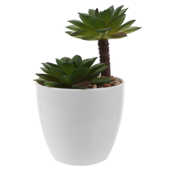 Simulation Succulent Plant Potted Succulent Ornament Faux Succulent Decoration