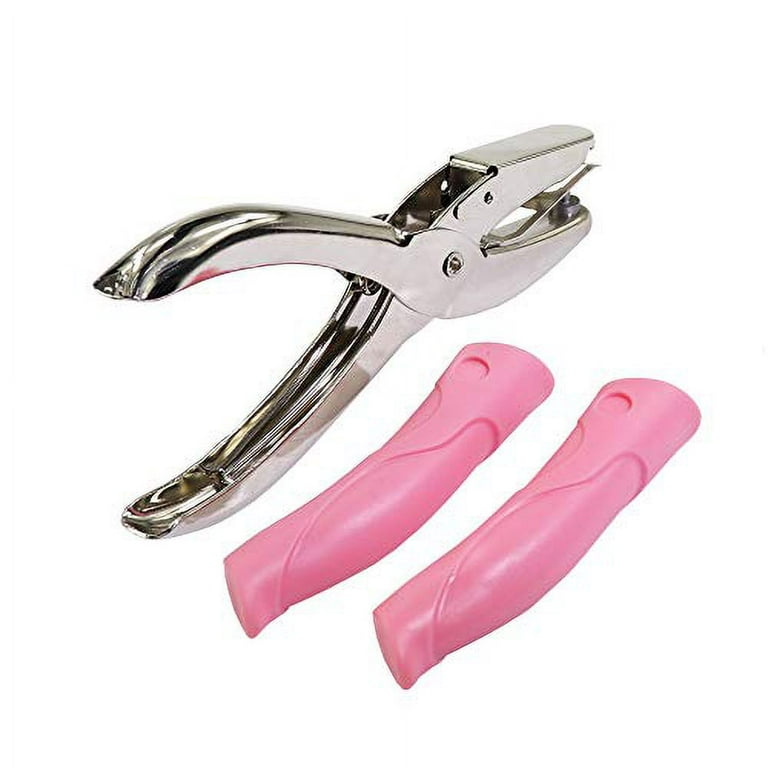 Jeemiter 1/4 Inch Small Hole Punch with Soft-Handled for Tags
