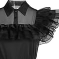 thumbnail image 5 of Vestidos de Cosplay de película Wednesday Addams, disfraz gótico de viento para adultos y niños, disfraces de fiesta de Halloween, 5 of 5