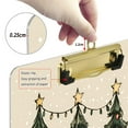 thumbnail image 6 of FORMRS Acrylic Clipboard with Low Profile Clip Standard A4 Letter Size, 12.5" x 9", Christmas Stars, 6 of 8