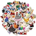 thumbnail image 2 of 35pcs Funny Chicken Stickers Farm Animal Stickers DIY Stickers for Laptop Suitcase Phone, 2 of 9