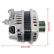 Dmzosmd Alternator for Infiniti G37 2008-2010 G35 M35 Q50 Q70 Nissan 370Z 3.5L 3.7L 23100JK01A 11340