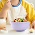 thumbnail image 1 of Tazón grande de cereales apto para lavavajillas de 19,5x10 cm, tazón de fibra de paja apto para microondas para sopa, pasta, helado, tazón liviano irrompible apilable para acampar, picnics, viajes, 1 of 5