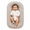 Gray, variant on Baby Lounger,Infant Support Cushion and Tummy Time Mat for Newborns,Portable Padded Floor Seat,29.5 x 17.7 x 3.5 in