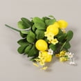 thumbnail image 2 of (1pcs/ 7 Fourchettes de Bouquets de Citron) Simulation bouquet de Citron, 2 of 10
