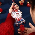 thumbnail image 3 of Decoración de Año Nuevo Chino 2023 Año de los Conejos Decoración Adornos Colgantes de Suerte Rojos Tradicionales para el Hogar Coche, Rollos de Riqueza, 3 of 4