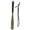 Black, variant on LAZIOEGR 25mm Aluminum Fishing Bat Tool with Foam Handle – Red & Green, Strong Metal Head, Non‑Slip EVA Grip, Hanging Belt for Stability