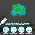 thumbnail image 5 of Ocean Turtle Neon Sign, Cute Turtle Neon Sign,Kid's Room neon Light, LED Neon Sign Bedroom, Game Room Sign, Ocean Sign, Save The Turtle Sign, 16.5"x13", 5 of 9