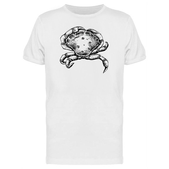 Sketched Crustacean T-Shirt Men -Image by Shutterstock, Male 4X-Large