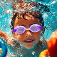 thumbnail image 6 of Gelikeya Swimming Goggles Kids 2-12Y Swim Goggles No Leaking Girls Swimming Goggles Protective Childrens Goggle Swim Glasses #Purple, 6 of 8