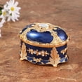 thumbnail image 1 of Joyero Vintage de lujo organizador pendientes tesoro caja de almacenamiento Estilo B-Azul Hugo organizador de joyas, 1 of 6