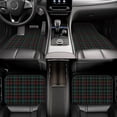 thumbnail image 7 of Pofeuu Buffalo Plaid Dark Green Print Car Foot Mat Set of 4 Pieces - All-Weather Full Set Floor Mats for Cars Trucks SUVs, 7 of 7