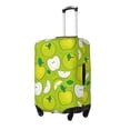 thumbnail image 2 of Easygdp Green Apple Print Elastic and Washable Suitcase Protective Cover with Hidden Zipper Fits 18-32 inch Luggage -X-Large, 2 of 9