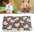 thumbnail image 4 of CHICIRIS Hamster Winter Bed,Hamster Warm Fleece Pad Soft and Comfortable Hamster Winter Warm Sleep Pad for Hamster Rabbits Chinchilla,Rabbits Warm Fleece Pad, 4 of 8