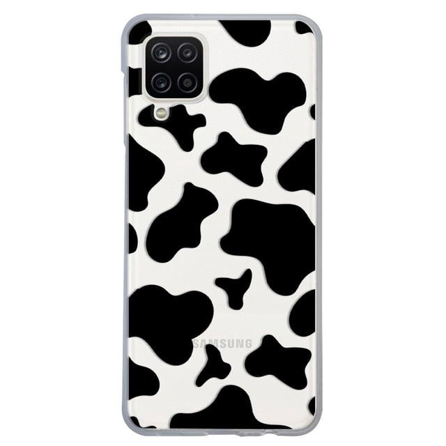 Funda InstaCase para Galaxy A12 Vaca Animal Print Uso Rudo Antigolpes
