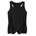 thumbnail image 5 of Wiyuqeen Mens Solid Racerback Tank Top Scoop Neck Sleeveless Gym Workout Shirt Summer Athletic Muscle Tee S-3XL, 5 of 6