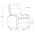 thumbnail image 5 of CHITA Recliner Chairs for Adults Sofa Chair with Lumbar Support Home Theater Seating for Living Room, Fabric in Grey, 5 of 10