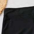 thumbnail image 4 of SWSMCLT Women's Modest Swim Shorts Slimming Stretch Bathing Suit Board Shorts Beach Side Split Swimming Boyleg Mid Rise Black Medium, 4 of 4