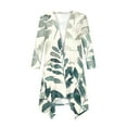 thumbnail image 4 of QATAINLAV Cardigans for Women Trendy, Fall Lightweight Cover Up Kimonos Vintage Ethnic Print Shawl Half Sleeve Duster Cardigans Going Out Streetwear Ofertas Flash Del Dia White L, 4 of 6
