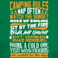 thumbnail image 3 of CafePress - Camping Rules T Shirt - Women's Traditional Fit Dark T-Shirt, 3 of 4