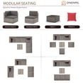 thumbnail image 6 of Sunmthink 7 Pcs Patio Furniture Sets with Coffee Table,Patio Conversation Sets,Grey, 6 of 7
