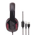 thumbnail image 4 of Injueey A estrenar 2020 nuevos auriculares de Gamer con luz Led para ordenador auriculares de juego estéreo de graves ajustable PC Cables de audio/vídeo negro rojo, 4 of 6