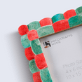 thumbnail image 4 of Handicrafts Home Picture Frame 4x6 Decorative Modern Wall Décor Gift Frames for Home, Green & red, 4 of 8