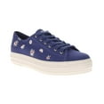thumbnail image 2 of Keds Womens Triple Kick Floral Embroidered Platform  Athletic Sneakers Casu, 2 of 5