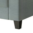 thumbnail image 7 of Castle Place Elegance Linen Upholstered Loveseat, Light Blue, 7 of 7
