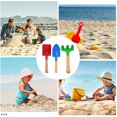 thumbnail image 4 of 1 juego de juguetes de pala y rastrillo para jardinería para niños, juguetes para plantar en el jardín y la playa, 4 of 6