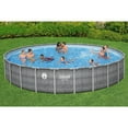 thumbnail image 6 of Coleman Power Steel 26' x 52" Deluxe Series Pool Set with Pump, Ladder and Cover, 6 of 11