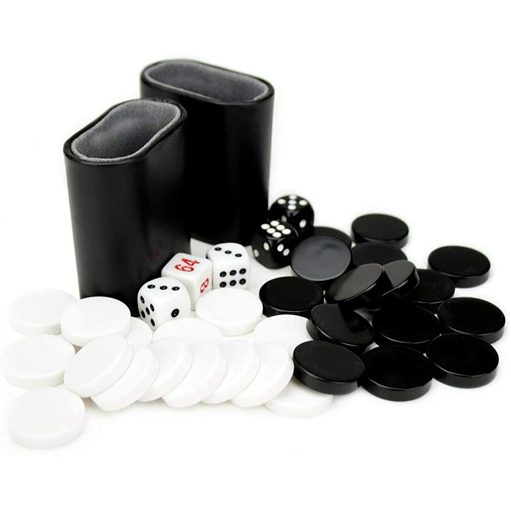 Backgammon Voyage, Backgammon Portable En Cuir, Jeu De Société De