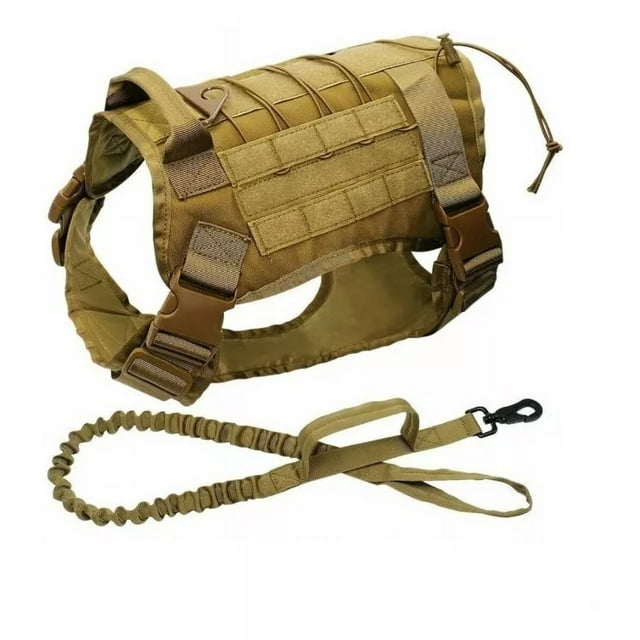 Pechera Tactica Militar Con Correa Para Perro