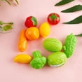 thumbnail image 3 of 10pcs Mini Simulation Fruit Vegetables Toy Kids Pretend Play Dollhouse Accessory, 3 of 6