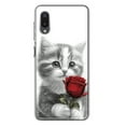 thumbnail image 1 of MUNDAZE Samsung Galaxy A02 Baby Kitten Red Rose Pencil Drawing Double Layer Phone Case Cover, 1 of 5