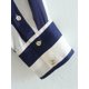 thumbnail image 5 of Camisa de gran tamaño a rayas for mujer, blusa de satén, camisas de manga larga con botones for camisas y blusas con cuello, 5 of 7