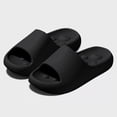 thumbnail image 2 of Rokment Shower Shoes for Women and Men Pillow Cloud Massage Slippers Soft Cushioned Anti Slip Water Pool Slide Sandals Comfortable Quick Drying Bathroom Sandals Black Size 8, 2 of 5