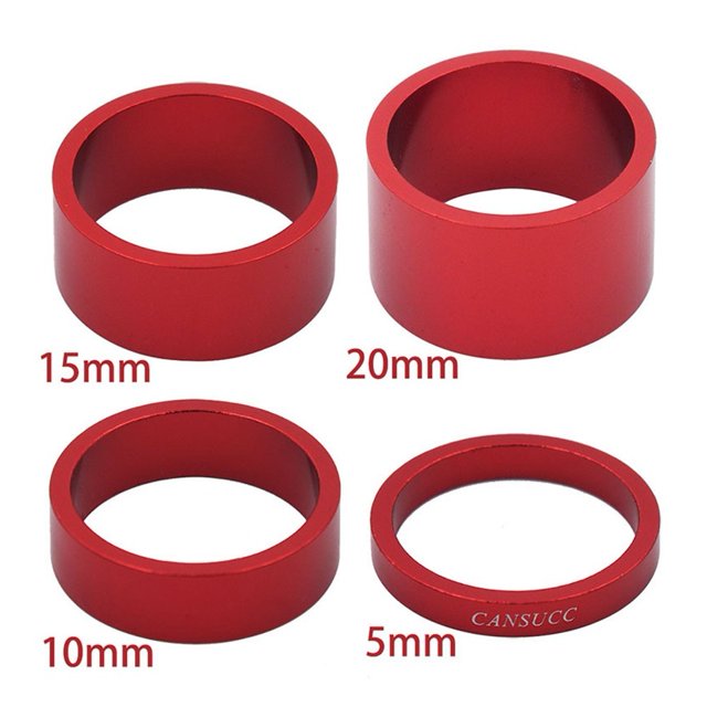 1 Set Bicycle Headset Spacer Mountain Bike Headset Washer Front Stem Fork Spacer