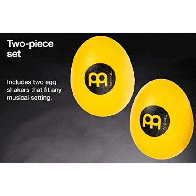 Meinl Percussion ES2-Y Juego de dos Huevo de Plástico, Amarillo Meinl Percussion Meinl Percussion