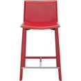 thumbnail image 2 of Safavieh Tabouret de Comptoir Anastasia 24" en Rouge (Lot de 2), 2 of 5
