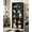 Black, variant on LIFERECORD Bookshelf, 6-Tier Bookcase, Wooden Book Shelf, Open Storage Shelf, 9.4 x 23.6 x 52.8 Inches, for Living Room, Home Office, Dinning Room, Rustic Brown