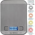 thumbnail image 4 of Báscula Digital Cocina Rhino BAREC-5X Capacidad 5kg, 4 of 6