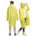 thumbnail image 2 of Imperméable Portable Eva Voyage Extérieur Transparent Ponchos de Pluie à Capuche, 2 of 4