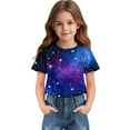 thumbnail image 6 of Piuwrlz T-Shirts Tops for Kids Girls Short Sweatshirt Sleeve Purple Size 11 Years, 6 of 9
