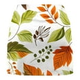 thumbnail image 3 of Olyvenn Todays Deals Women's Summer Skorts Leaf Print High Waist Pleated A Line Skort with Shorts Pockets Athletic Golf Tennis Skirts White 8, 3 of 4