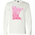 thumbnail image 3 of Inktastic Minnesota Silhouette Mandala Long Sleeve T-Shirt, 3 of 5