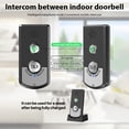 thumbnail image 5 of Wireless Doorbell Intercom Rechargeable Smart Intercom Doorbells for Home Real-Time Two-Way Communication 3 Volume Levels 1000m/3280ft Long Distance Waterproof Electronic Doorbell Chime for Home, 5 of 9