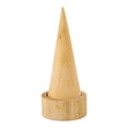 thumbnail image 1 of TISHITA Cone Shape Rings Holder Jewelry Organizer for Retail Shop Shows Home Wedding wood color, 1 of 8