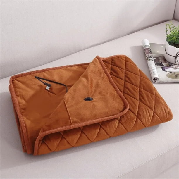 Manta eléctrica calentada por Usb para el cuerpo, calentador de cama, calentador de invierno, alimentado por Usb, gran potencia